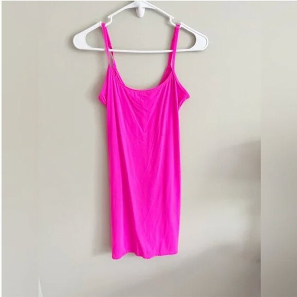 🔥 SKIMS Fits Everybody Slip Dress – Bright Fuchsia Pink | Size M 🔥 - Picture 6 of 10